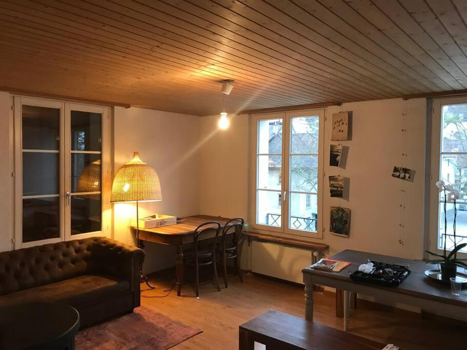 Simple Flat 72 M2 In The Centre Of Burgdorf With Private Parking Apartman Kültér fotó